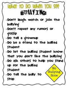 Anti-Bullying Poster Dealing With Bullies, Literature Teacher, Teaching Posters, Counseling Lessons, Mommy Tips, Bus Life, Social Emotional Skills, Positive Inspiration, My Classroom