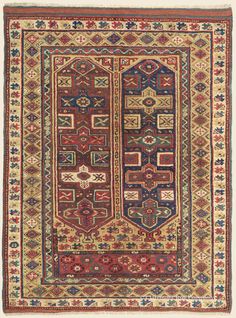 BERGAMA, 4' 3" x 5' 6" — 3rd Quarter, 19th Century, Turkey Antique Rug - Claremont Rug Company Antique Rugs Persian Carpet, Traditional Motifs, Rug Company, Rug Art