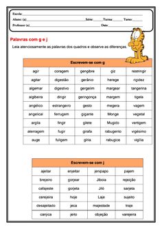 the spanish worksheet for children to learn how to read and understand their language