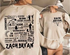 Country Concert Shirts, Music Sweatshirts, Zach Bryan, Concert Shirts, Tour Shirt, Music Is, Western Shirts, Country Music, Unisex Sweatshirt