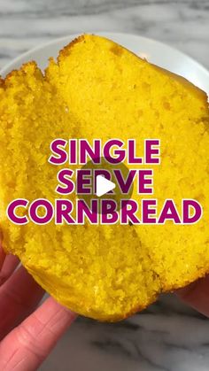 Kathleen ~ Easy, Everyday Recipes on Instagram: "SINGLE SERVE CORNBREAD 🌽 Follow @KathleensCravings for more single serve recipes and grab the recipe below! ⬇️ 

Ramekin Size -  I used one large (10 ounces and ~4 inches wide) ramekin but you can use a bigger ramekin or two smaller ramekins and just adjust the bake time. 

* 1.5 tablespoons melted butter.
* 3 tablespoons milk, I used whole milk
* 1 egg yolk
* 3 tablespoons yellow cornmeal
* 3 tablespoons flour
* 1 tablespoon sugar
* 1/4 teaspoon baking powder
* 1/8 teaspoon kosher salt

1. Preheat the oven to 350°F and grease a large ramekin with butter.
2. In a bowl, whisk together the melted butter, milk, and egg yolk.
3. Add the cornmeal, flour, sugar, baking powder, and salt. Mix to combine.
4. Pour into the greased ramekin and spread