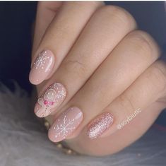 Christmas Nails 2024, Nails Navidad, Winter Nail Art Designs, Amazing Nails, Delivery Room, Simple Gel Nails