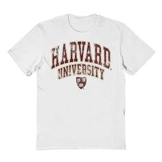 Show your school spirit with this Men's Harvard University Graphic Tee. Show your school spirit with this Men's Harvard University Graphic Tee. SETUP INFORMATION Harvard University Tee No my product doesn't require providing the Law Label tag to comply with Utah's Bedding-Upholstered Furniture-Quilted Clothing Rule (R70-101)FEATURES Crewneck Official Merchandise Short sleeveFABRIC & CARE Cotton Machine wash Imported Size: XXL. Color: White. Gender: male. Age Group: adult. Collegiate Pre-shrunk T-shirt For Campus, Fan Apparel Cotton T-shirt For Campus, Varsity Crew Neck T-shirt With University Logo, Casual Cotton T-shirt With University Logo, White Short Sleeve Top With University Logo, Varsity Cotton Tops With University Logo, Varsity Tops With University Logo For College, Cotton Varsity Top With University Logo, College Style Crew Neck T-shirt For College Events