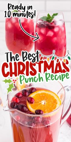 the best christmas punch recipe is ready in 10 minutes