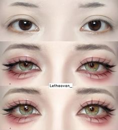 얼굴 그리기, Japanese Makeup, Red Makeup, Doll Makeup, Cosplay Makeup