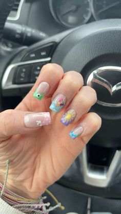 minnie mouse, mike, up, tangled, sully Disneyland Nails, Disney Nail Designs, Disney Inspired Nails, Florida Nails, Nail Art Disney, Really Cute Nails, Disney Nails, Nail Art Inspiration, Us Nails