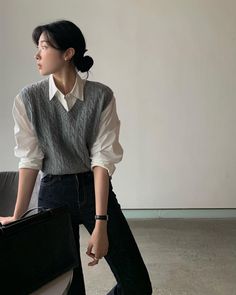 40s Mode, Simple Casual Outfits, Business Casual Outfits For Work, Everyday Fashion Outfits, Casual Day Outfits, Tomboy Style Outfits, Classy Work Outfits, Stylish Work Outfits, Easy Trendy Outfits