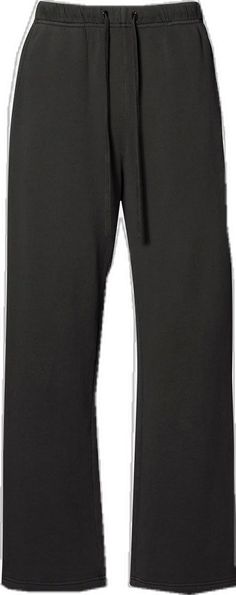 Sporty Cotton Wide Leg Pants With Loose Fit, Sporty Cotton Wide Leg Pants With Loosely Fitted Hips, Athleisure Cotton Wide Leg Pants With Straight Hem, Comfortable Wide Leg Cotton Sweats, Sporty Cotton Wide Leg Pants With Straight Hem, Relaxed Fit Cotton Wide Leg Pants Athleisure, Wide Leg Cotton Sweats Athleisure Style, Cotton Wide Leg Athleisure Sweats, Cotton Wide Leg Pants With Side Pockets For Loungewear