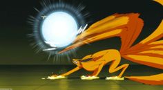 an animated image of a yellow and orange dragon