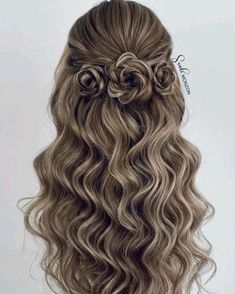 Wedding Hairstyle Braid Half Up, Braided Hair For Prom, Hoco Hair Styles Half Up Half Down, Trending Hairstyles For Wedding, Homecoming Dance Hairstyles For Long Hair, Homecoming Hairstyles For Long Hair Half Up Half Down, Hairstyles For Going To A Wedding, Homecoming Hair Styles 2024, School Formal Hairstyles