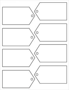 blank labels are shown in the shape of arrows