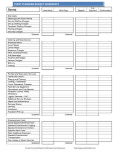 the printable budget worksheet is shown in this image, it shows that there are