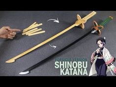 Hashira Shinobu, Make Tutorial, Shinobu Kocho, Diy Making, Popsicle Sticks, Simple Diy, Popsicles, Diy Cards, Paper Craft