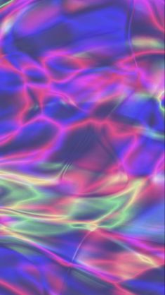 an abstract background with many colors and lines in the middle, including blue, pink, green