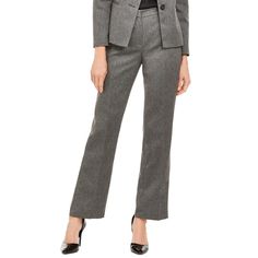 New Store Display No Tag See Pictures Style #50172 Straight Leg Front Zipper And Hook And Eye Closure Lined Approx.Inseam 29''/ Front Rise 11'' 100%Polyester Elegant Gray Dress Pants For Fall, Elegant Gray Workwear Bottoms, Formal Gray Dress Pants For Fall, Elegant Gray Bottoms For Work, Herringbone Pants, Le Suit, Classic Pants, Suit Pants, Grey Adidas