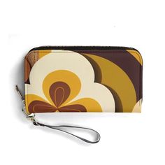 Kate McEnroe New York Groovy Flower Power Retro Leather Continental WalletWalletsN79R3VKY - 1 Retro Brown Bags With Card Slots, Retro Brown Bag With Card Slots, Retro Bags With Card Slots For Daily Use, Retro Wallets With Interior Card Slots, Retro Wallets With Card Slots For Everyday Use, Retro Wallets With Interior Card Slots For Daily Use, Retro Wallets With Card Slots For Gift, Vintage Multicolor Wallet For Daily Use, Vintage Multicolor Travel Wallets