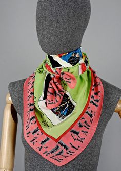 Features: - 100% Authentic KARL LAGERFELD. - Fashion polaroid photos print scarf. - KARL LAGERFELD prints on the border. - Shades of apple green and salmon. - 100% Silk scarf. - Hand rolled hem. - Tiny pink marks that are not noticeable (photo #10). - Very good vintage condition. Measurements: Height: 33.85 inches (86 cm) Width: 32.28 inches (82 cm) ** This will be shipped via Priority with tracking number. Please convo me for any queries and additional photos. Thank you for visiting. Other Fees Green Square Scarf For Spring, Vintage Multicolor Square Scarf, Vintage Multicolor Square Scarves, Green Square Silk Scarf For Spring, Fashion Polaroid, Vintage Karl Lagerfeld, Karl Lagerfeld Fashion, Layered Choker Necklace, On The Border