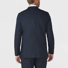 Haggar H26 Men's Tailored Fit Premium Stretch Suit Jacket - Blue 36R, Size: 36 Regular Business Casual Long Sleeve Suits With Welt Pockets, Semi-formal Slim Fit Long Sleeve Sport Coat, Slim Fit Long Sleeve Sport Coat For Semi-formal Occasions, Semi-formal Long Sleeve Slim Fit Sport Coat, Formal Slim Fit Blazer With Button Closure, Classic Slim Fit Long Sleeve Blazer, Slim Fit Single Breasted Blazer For Business Casual, Single Breasted Slim Fit Blazer For Business Casual, Business Casual Slim Fit Single Breasted Blazer