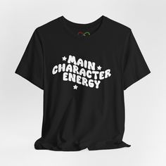 Level up your wardrobe with our "Main Character Energy" t-shirt, crafted for those who navigate daily challenges like a final boss fight. This isn't just any t-shirt; it's your new uniform for conquering the game of life with the same gusto as your favorite RPG. Made with high-quality, soft material, our unisex tee comes in multiple colors and sizes to ensure every gamer can find their perfect fit. Whether you're looting dungeons or just running to the store, this shirt keeps you cool and comfortable. Flaunt your gamer status and remind everyone that you're not just playing games--you're winning them. Gift this shirt to your fellow gamers, or treat yourself to a wardrobe power-up. It's not just a piece of clothing; it's a statement that you're the hero in the narrative of life--and you pla Video Game Shirt, Main Character Energy, Final Boss, Boss Shirts, Gamer Shirt, Gamer T Shirt, Gaming Merch, Daily Challenges, Gaming Shirt