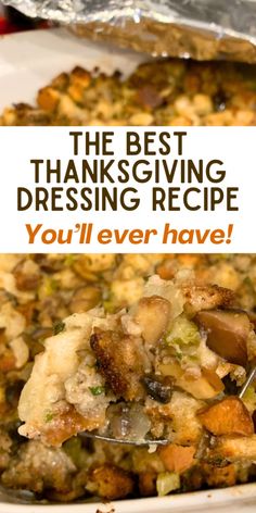 the best thanksgiving dressing recipe you'll ever have