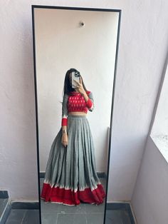 Long Skirt Top Designs, Onam Outfits, Long Skirt And Top, Pretty Dresses Casual, Simple Lehenga, Navratri Dress