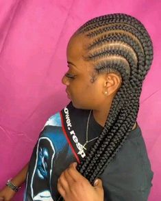 Conrow Ponytails, Long Braids Hairstyles, Long Cornrows, Feed In Braids Hairstyles, Braided Cornrow Hairstyles, Twist Braid Hairstyles, Feed In Braid