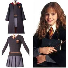 Hermione Granger Halloween Costume, Hermione Granger Halloween, Hermione Granger Cosplay, Harry Potter Trunk, Gryffindor Costume