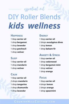 Rollerball Recipes, Recipes For Children, Essential Oils For Babies, Essential Oil Safety