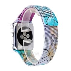 A modern interpretation of a design developed in Milan at the end of the 19th century. Woven on specialized Italian machines, the smooth stainless steel mesh wraps fluidly around your wrist. And because it’s fully magnetic, the Milanese Loop is infinitely adjustable, ensuring a perfect fit. Available in multiple colors and prints, and for apple watch series 1-6 in sizes 38mm/40mm and 42mm/44mm Watch/Accessories Not Included (Watch Band Only) Apple Watch Series 5, Loop Bands, Apple Watch Series 1, Watch Accessories, Stainless Steel Mesh, Steel Mesh, Apple Watch Series, Watch Strap, Watch Band