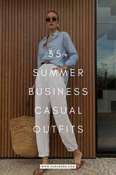 Business Casual Outfits For Women Short Sleeve, Business Casual Florida, Hot Summer Business Casual Outfits, Conference Casual Outfits Women, Minimalist Summer Work Outfit, Smart Casual Wear Women, 2024 Summer Office Outfits, Simple Business Casual Outfits For Women, Linen Business Casual