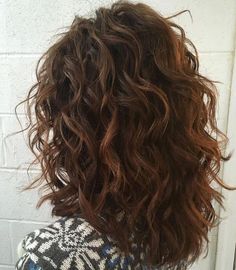 Thick Wavy Hair, Natural Wavy Hair, Haircuts For Wavy Hair, Short Hairstyle, Haircut For Thick Hair, Permed Hairstyles, Long Wavy Hair