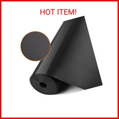 a roll of black carbon fiber fabric with the words hot item in red and white