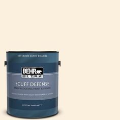 the behr ultra paint and primer in one is light green with black trim