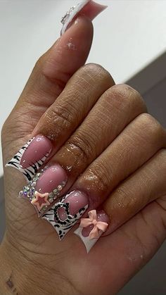 Retro Nails, Acrylic Toe Nails, Classy Acrylic Nails