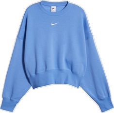 Nike Phoenix Fleece, Minimal Branding, Cut Sweatshirts, Fleece Sweatshirt, Oversized Fits, Phoenix, Crewneck Sweatshirt, Crew Neck Sweatshirt, Nordstrom