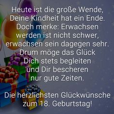 a birthday card with balloons and gifts in german, on a snow - covered background