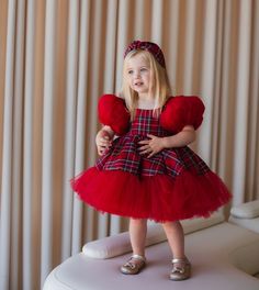 Red Plaid Dress, Xmas Dress, Ready To Ship, Christmas Baby Dress, Christmas Girl Dress, Photoshoot Gown, Infant Holiday Gown, Xmas Outfit, Delivery From USA, Tutu Dress, Puffy Sleeve, Flannel Tulle Dress, Knee Length Luxury plaid Christmas baby girl dress  have very original fashionable design and made of high-quality fabrics will be perfect for any celebration....Christmas, birthday, wedding, parties, photography, Valentine's Day, dance, evening, flower girl  dress, ball gown, festivals wear, d Kids Christmas Dress Outfit, Holiday Gown, Photoshoot Gown, Kids Christmas Dress, Xmas Outfit, Xmas Dress, Christmas Dress Baby, Dress Photoshoot, Holiday 2024