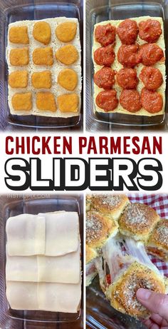 chicken parmesan sliders are an easy and delicious appetizer