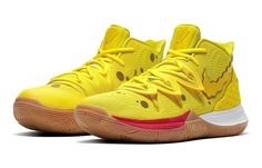 Nike SpongeBob SquarePants x Kyrie 5 GS 'SpongeBob' Opti Yellow/Opti Yellow CJ7227-700 Nike Spongebob, Bob Sponge, Nike Kyrie 5, Kyrie 5, Women Basketball, Square Pants, Jordan 13 Retro, Sneaker Stores, Kyrie Irving