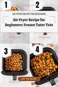 air fryer recipe for beginners how to make frozen tater tots in an air fryer