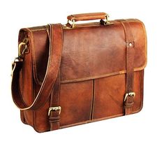 Mens Leather Laptop Bag, Leather Computer Bag, College Office, Leather Messenger Bag Men, Vintage Leather Bag, Hat Boxes