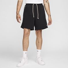 Nike's Standard Issue collection is where classic style meets modern performance. These 8" shorts are all about versatility. Their midweight French terry fabric is made with our sweat-wicking technology to keep you comfortable on and off the court. Terry Fabric, French Terry Fabric, Basketball Shorts, Mens Basketball, The Court, Nike Dri Fit, French Terry, Dri Fit, Classic Style