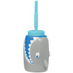 a toothbrush holder with an elephant design on it