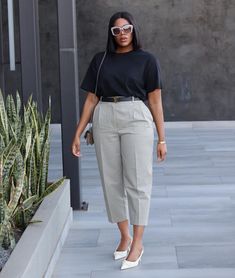 Look Plus Size, Corporate Outfits, Summer Work Outfits, Elegante Casual