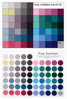 Cool Summer Best Colors, Cool Summer Palette Jewelry, Dark Summer, True Summer