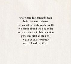 a poem written in german on white paper