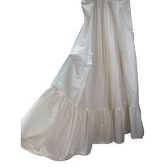 Layers Upon Layers - This Completely White Underskirt Is Perfect For Anyone Looking To Add Additional Volume To Another Skirt Or A Dress. Brand: Not Listed Size: Not Listed From: Not Listed Rn: Not Listed Fabric: Polyester? Satin? Color: White Closure: Back Zipper W/ Hook & Eye Era: 1900s??? Skirt Length: 41” Waist: 27” Hip: 36” Flare: 150”+ Size: Womens Small Condition: Pre-Owned Good Volume Skirt, Satin Color, Polyester Satin, Hook Eye, Skirt Length, White Vintage, Womens Skirt, Color White, Satin