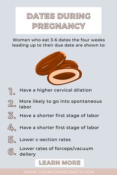 an info sheet with dates during pregancy and instructions for how to use them