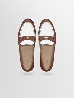 Women's Leather Loafers | Brera in Tiramisu | Koio – KOIO Formal White Tassel Loafers With Leather Sole, White Tassel Loafers With Leather Sole For Formal Occasions, White Tassel Loafers With Rubber Sole For Formal Occasions, White Tassel Loafers With Leather Sole For Business, White Slip-on Tassel Loafers For Business, White Tassel Loafers With Brogue Detailing For Formal Occasions, Elegant White Tassel Loafers For Business, Elegant Brown Moccasins With Contrast Sole, Formal Brown Moccasins With Contrast Sole