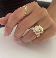 Chunky Wedding Stack, Chunky Engagement Ring Stack, Indy Blue Engagement Ring, Chunky Gold Engagement Ring, Chunky Wedding Rings, Expensive Jewelry Luxury